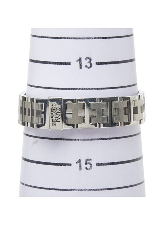 Hermes Clipper Watch Navy Silver Stainless Steel